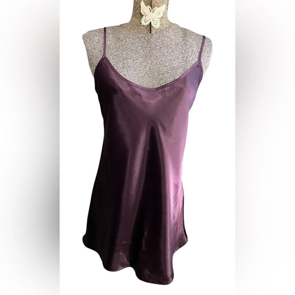 Whispers Elegant Women’s Purple Lingerie Chemise Size: Medium